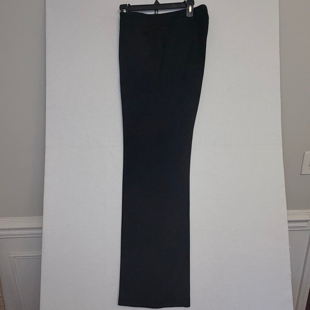 Atelier Womens Size 10 Black Dress Pants Straight Leg Career Workwear Fall